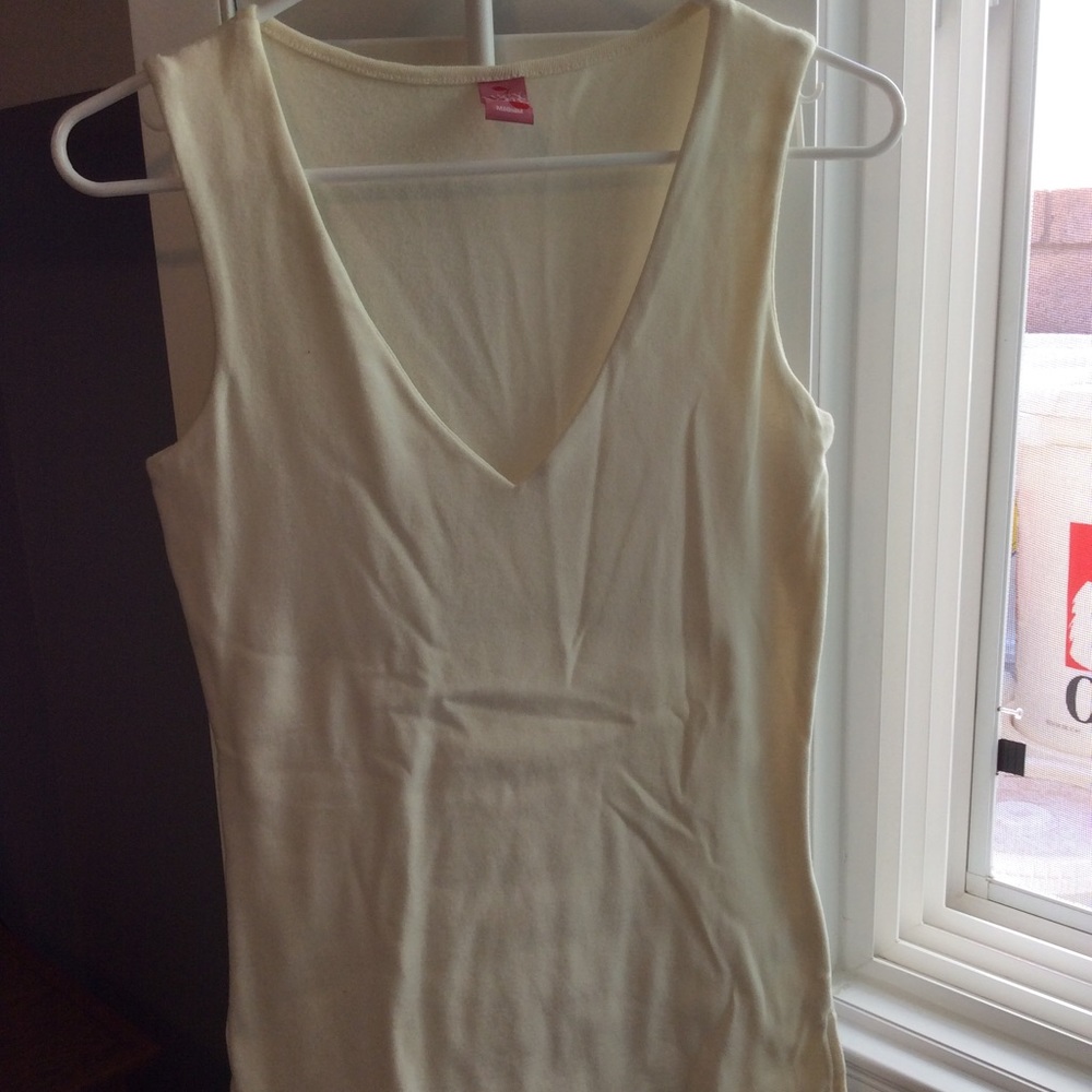 White tank top